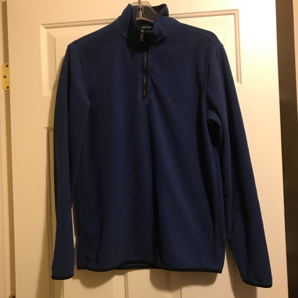 Navy Nautica fleece sweatshirt